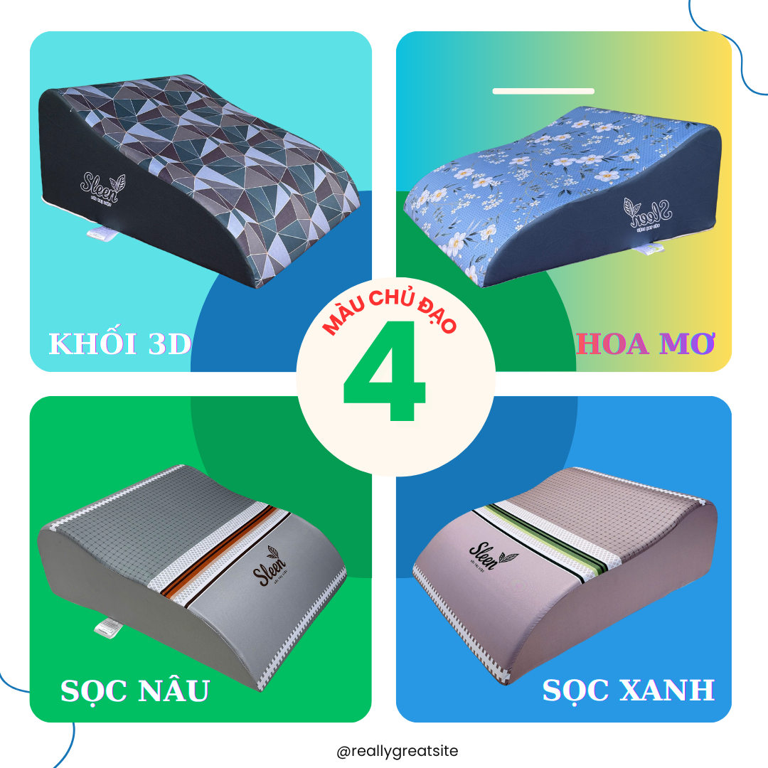 GỐI KÊ CHÂN SLEEN MUA HÀNG CHÍNH HÃNG Ở ĐÂU? 1