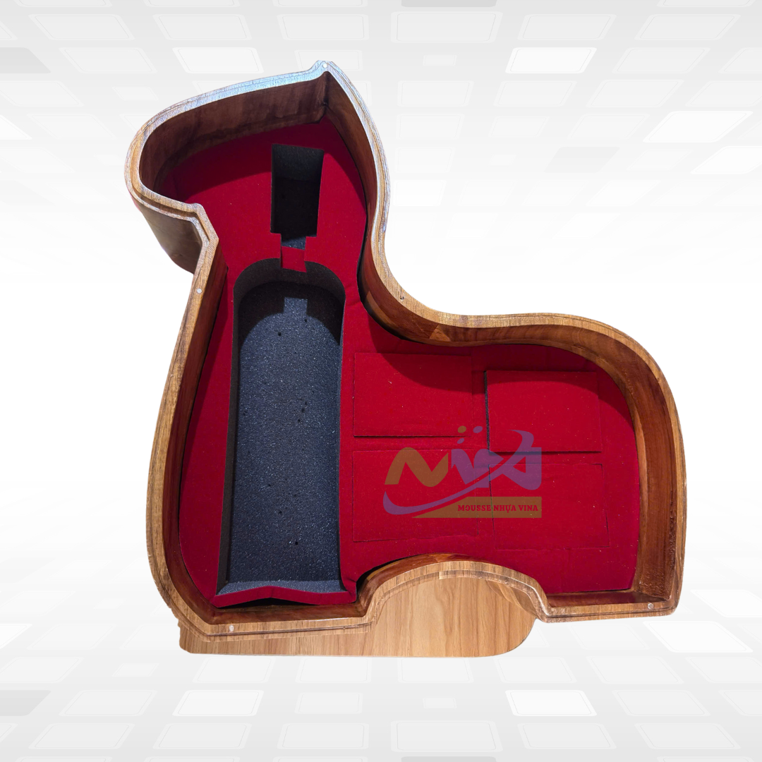 Gia công mút lót chai rượu có phủ nhung- giải pháp nâng tầm sản  phẩm 1