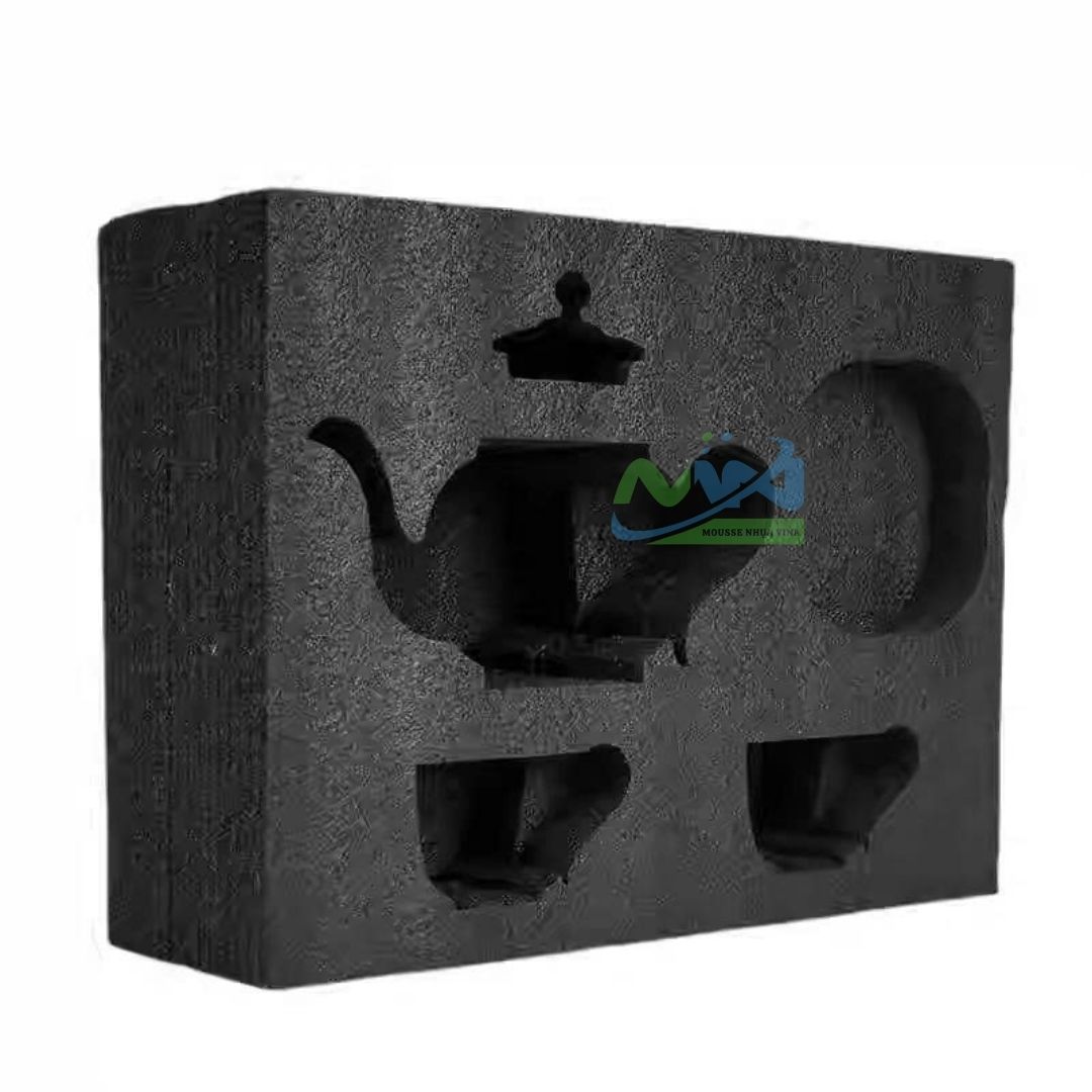 Mút PE Định Hình Bộ Ấm Chén - Giải Pháp Chống Vỡ An Toàn & Chuyên Nghiệp 1