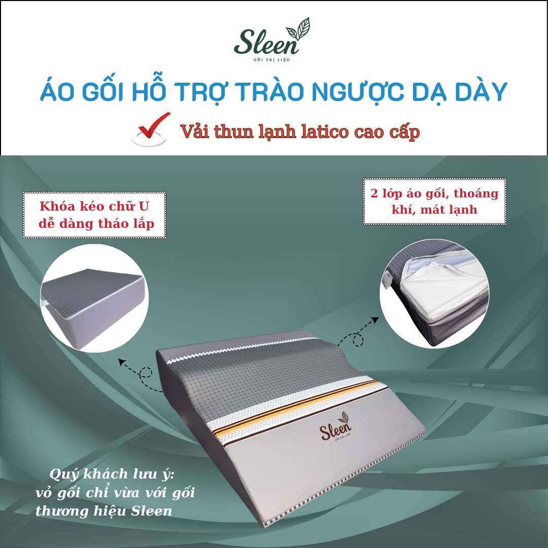 gối trào ngược dạ dày